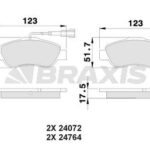 ÖN FREN BALATASI FIAT 500 500C DOBLO FIORINO PANDA 1,3 MJET 1,4 1,2  1,9 JTD 1,6 16V 01> FORD KA 1,3 TDCI 08>16 PEUGEOT BIPPER TEPE 1,4 HDI 08>