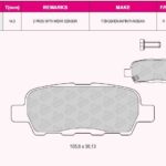 93933 ARKA FREN BALATASI NISSAN QASHQAI J10 07>13 X TRAİL 07>13 PARTFINGER 13> KALEOS 08> JUKE 10> SUZUKI GRAND VİTARA 08>