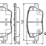 ON FREN BALATASI FIAT EGEA 1,3 / 1,4 / 1,6D MULTIJET 15>